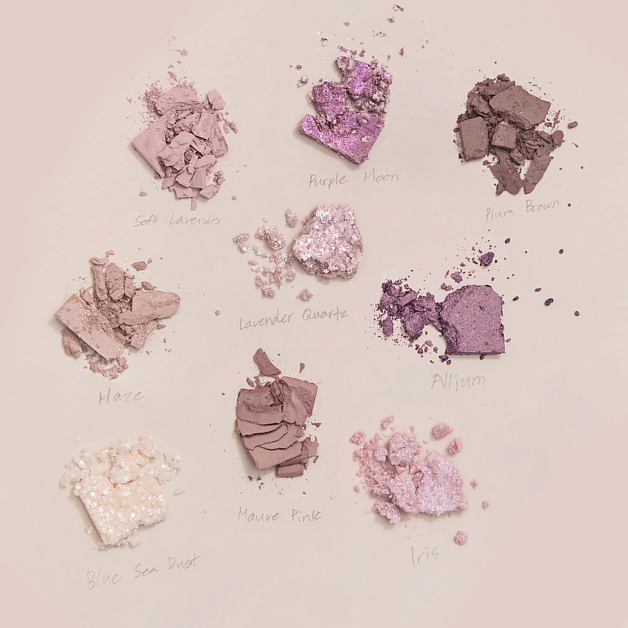 UNLEASHIA GLITTERPEDIA Wegańska paleta cieni do powiek No.4 All of Lavender Fog 6,2 g - Image 6