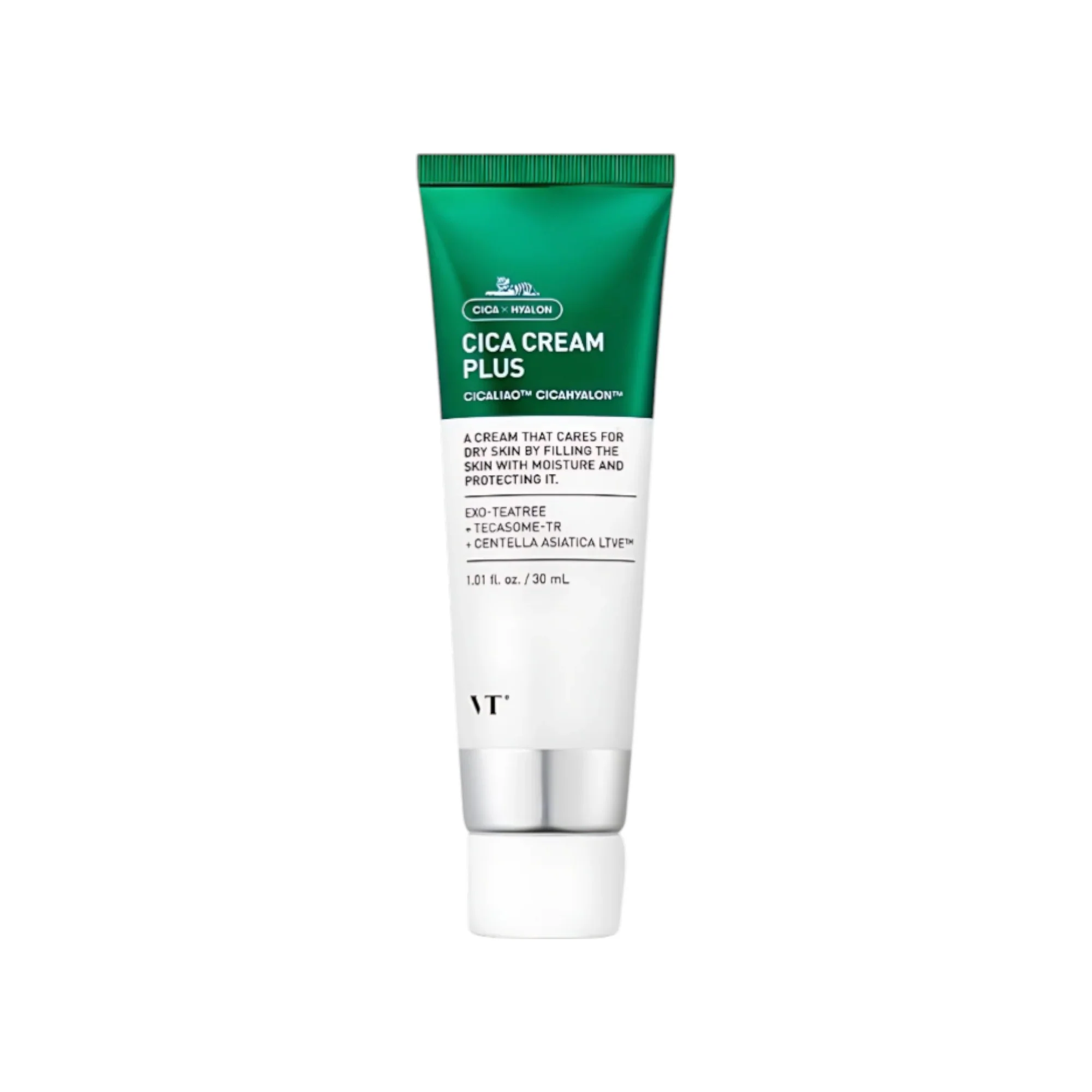 VT COSMETICS CICA CREAM PLUS Intensywnie kojący krem do twarzy 30 ml