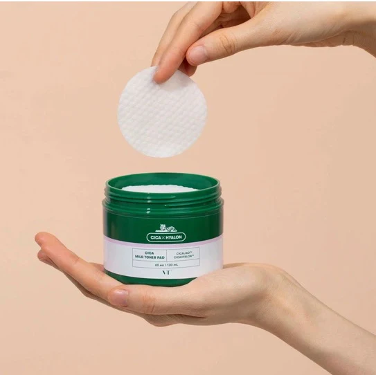 VT COSMETICS CICA MILD TONER PAD Płatki złuszczające 60 szt. - Image 2