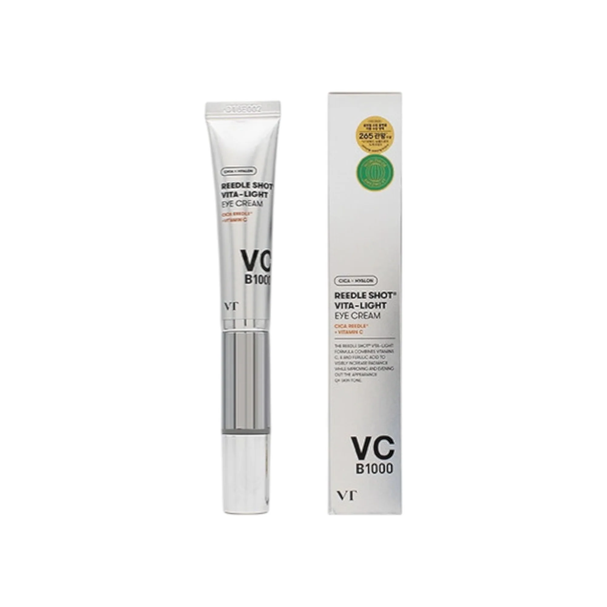 VT COSMETICS REEDLE SHOT VITA-LIGHT Rozświetlający krem pod oczy z witaminą C 15 ml
