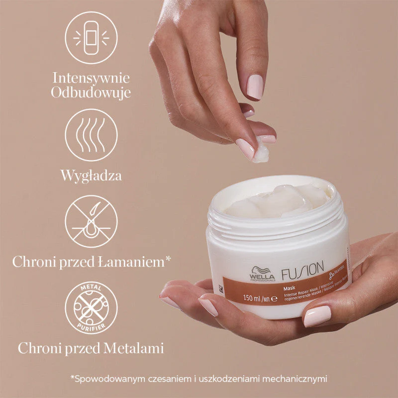 WELLA PROFESSIONALS FUSION Intense Repair Maska odbudowująca 150 ml - Image 3