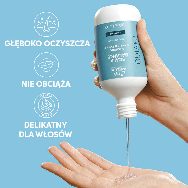 WELLA PROFESSIONALS INVIGO BALANCE AQUA PURE Szampon oczyszczający 1000 ml - Image 3