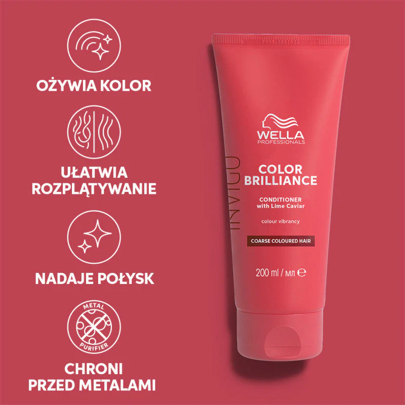 WELLA PROFESSIONALS INVIGO COLOR BRILLIANCE Odżywka do włosów grubych 1000 ml - Image 2