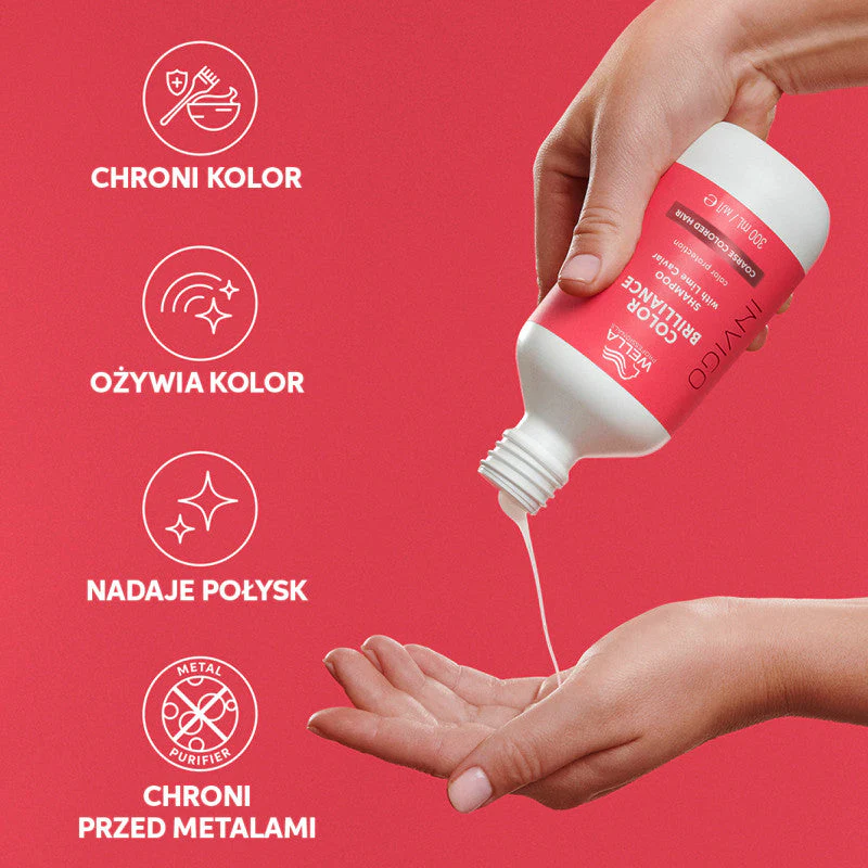 WELLA PROFESSIONALS INVIGO COLOR BRILLIANCE Szampon do włosów grubych 300 ml - Image 2