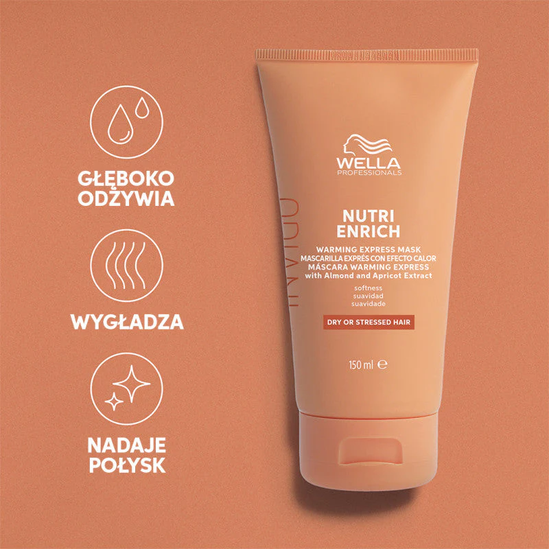 WELLA PROFESSIONALS INVIGO NUTRI-ENRICH Maska termiczna do włosów suchych 150 ml - Image 5