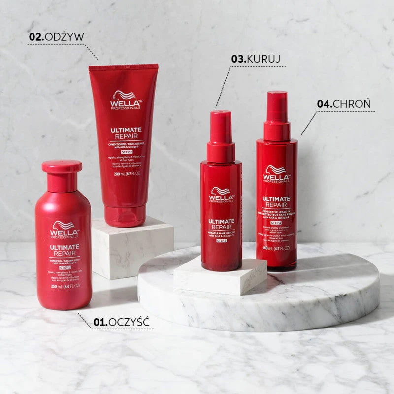 WELLA PROFESSIONALS ULTIMATE REPAIR MIRACLE HAIR RESCUE Ochronne serum naprawczo-wygładzające 30 ml - Image 5
