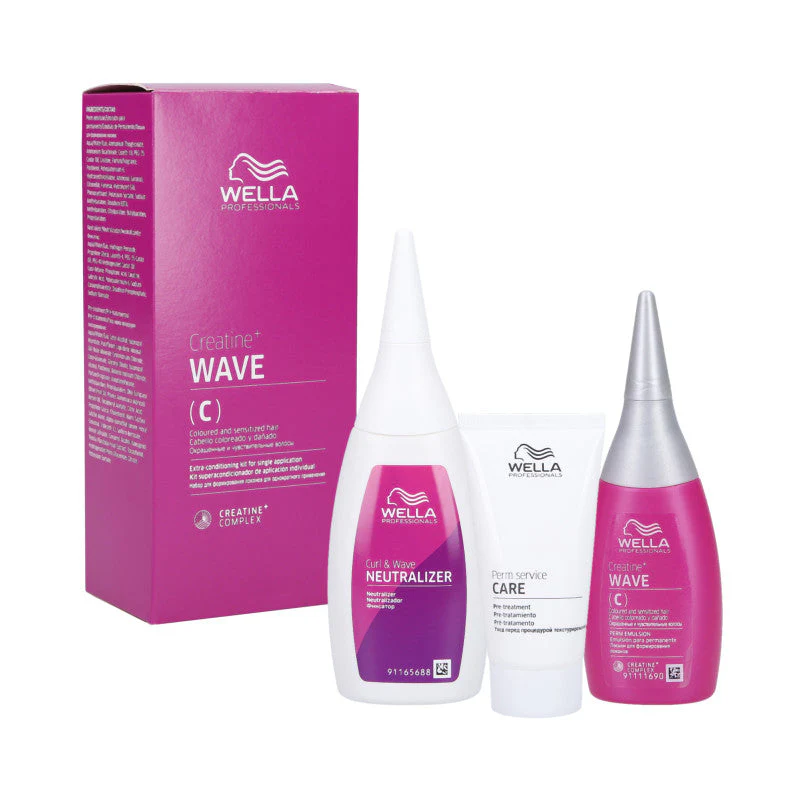 WELLA PROFESSIONALS WAVE (C) Zestaw do trwałej ondulacji, włosy farbowane
